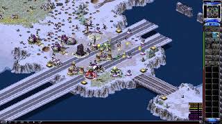 Red Alert 2 Yuri's Revenge Superweapon-America 1 VS 7 Brutal AI(Highway Borealis)