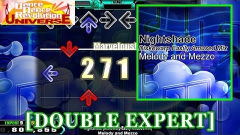 【DDR UNIVERSE1】 Nightshade (Diskowarp Easily Amused Mix) [DOUBLE EXPERT] 譜面確認+Clap