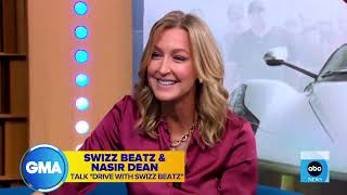 Swizz Beatz & Nasir Dean On The Good Morning America In Times Square New York City