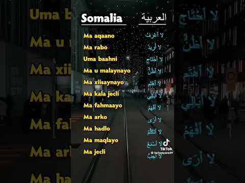 Af Carabi Iyo Somali