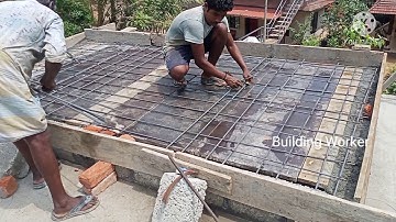 One Way Slab Design | Reinforcement Details | Detailed Video Of Construction | Building Worker