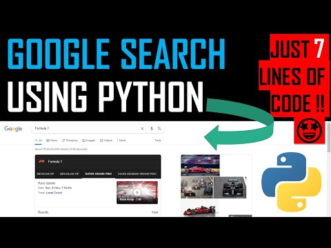 Google search using