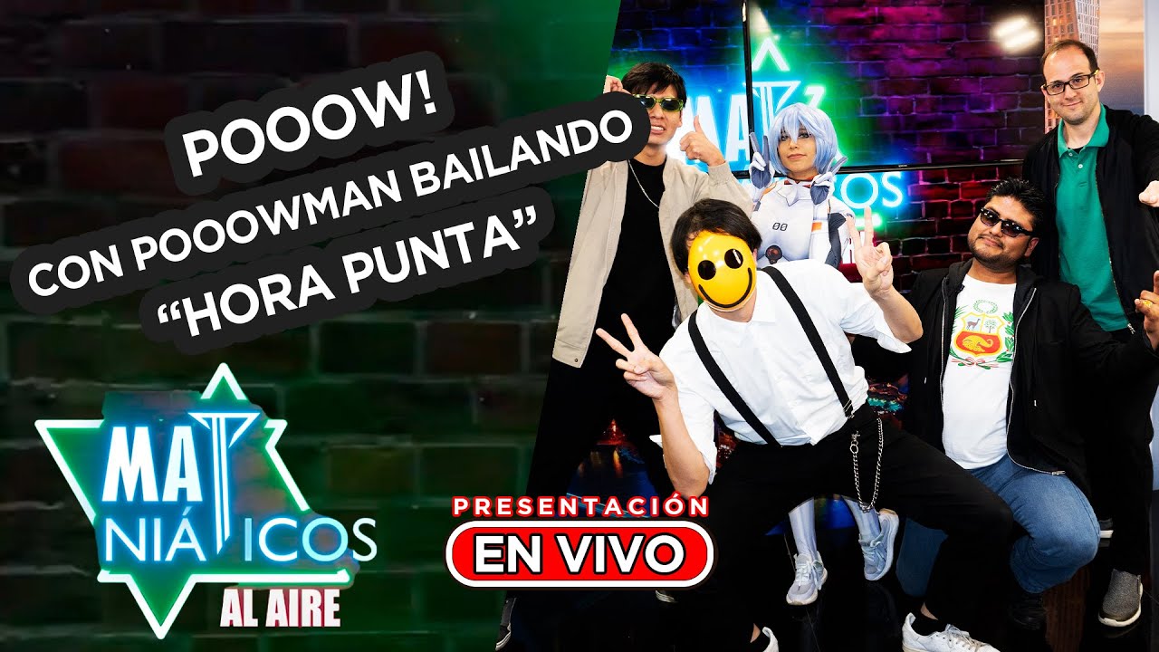 Pooow! con Pooowman bailando Hora Punta | MaTTniáticos al Aire (2022/09/15)