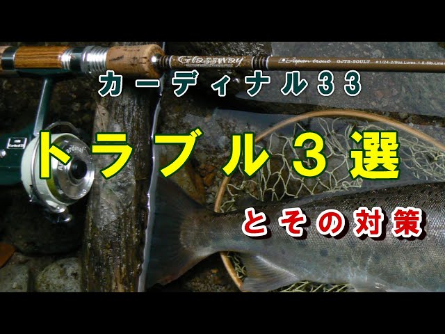カーディナル33 トラブル3選！とその対策 - YouTube