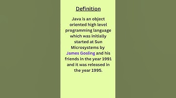What is Java | Definition of Java #java #javaprogramming #javatutorial #shorts #youtubeshorts