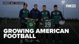 Packers Daniel Whelan visits his native Ireland to promote American football