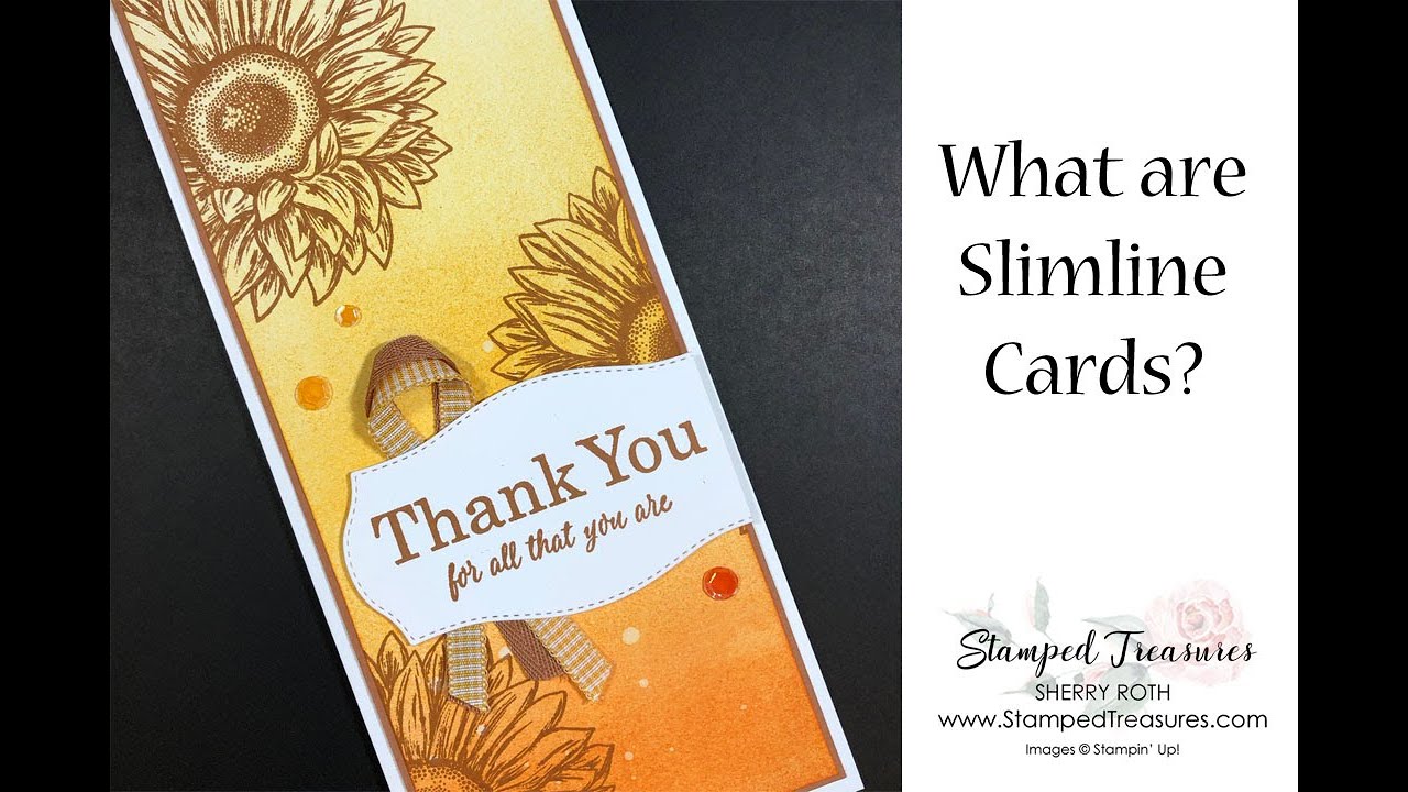 What Are Slimline Cards YouTube
