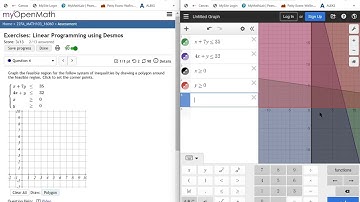 Finding a Feasible Region using Desmos