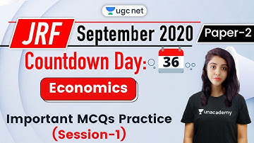 UGC NET Paper 2 Crash Course | Economics by Priya Kumari | Important MCQs Practice (Session-1)