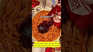Tired of spicy chicken noodles Try Samyang&amp;#39;s new tamagoyaki pasta! Non fried pasta! Packed with