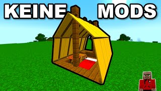 Ich Habe Ein Zelt In Minecraft Vanilla Gebaut
