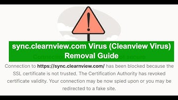 sync.clearnview.com (Clearnview Virus) Removal Guide | How to get rid of clearnview virus