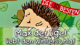 Max, der Igel, liebt den Winterschlaf  Winterlieder zum Mitsingen || Kinderlieder