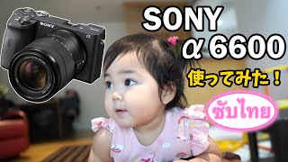 【α6600】で赤ちゃんの動画撮影をしてみた【レビュー】【SONY】Take Video Review【α6600】
