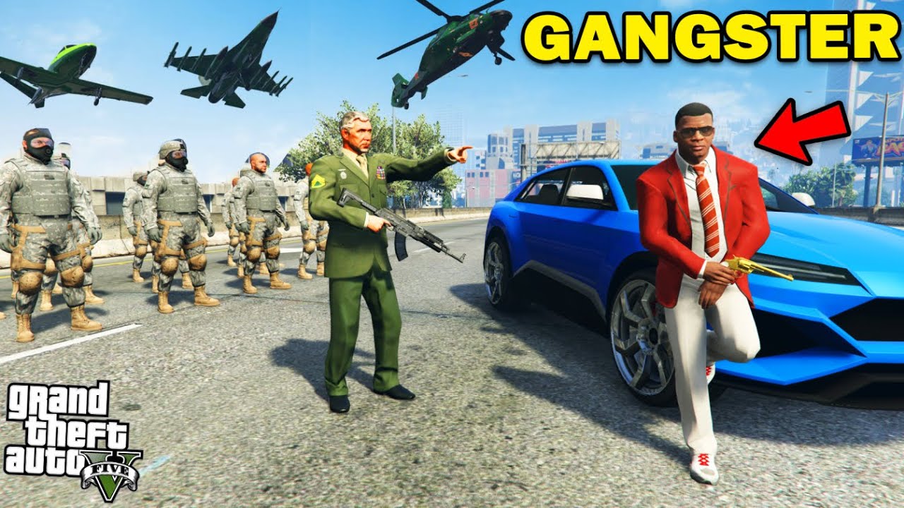 GTA 5 : Franklin Attacked By Military After Becoming Gangster in Los ...