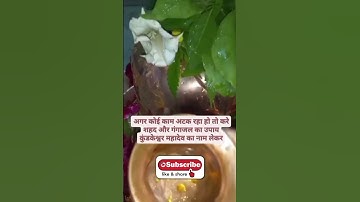 अगर कोई काम अटक रहा हो तो करे शहद और गंगाजल का उपाय #pradeepmishrajikeupay #viralshort #youtube