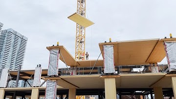 Limberlost Place Construction – CLT Panel Install Time-lapse