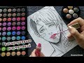 ЧТО БУДЕТ ЕСЛИ РИСУНОК РАСКРАСИТЬ КОСМЕТИКОЙ ? ★ My Sketchbook Drawing