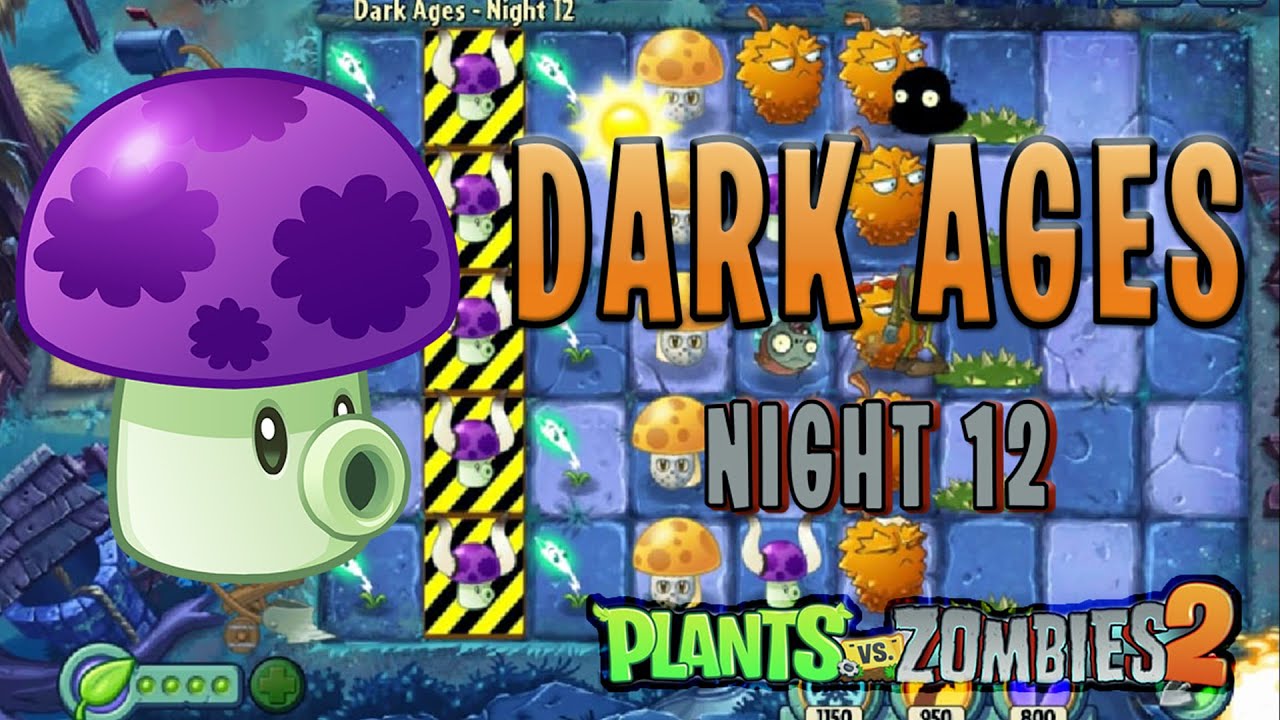 Plants vs Zombies 2 (PvZ 2) | Dark Ages Night 12 | Walkthrough [2020 ...