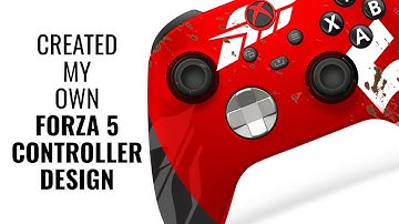 Created My Own Forza Horizon 5 Xbox Controller Custom Design using Photoshop