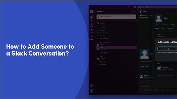 How to Add Someone to a Slack Conversation? | Slack Tutorials | Trainn