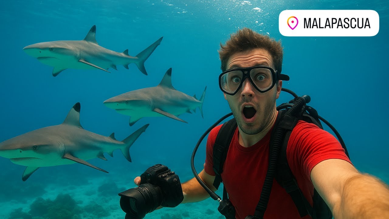 Snorkel With Baby Sharks In Malapascua Island! 🇵🇭