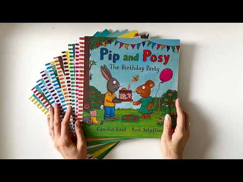 Обзор всех 10 книг Pip ad Posy ( Чик и Брики ) автор Axel Scheffler ( Аксель Шеффлер ) / Сюжет книг