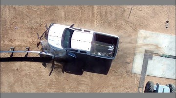MFLEAT Test 3-33 Guardrail End Terminal Crash Test with Pickup
