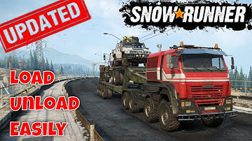 SnowRunner - How To Load Vehicles on Trailer Guide UPDATE 5.0