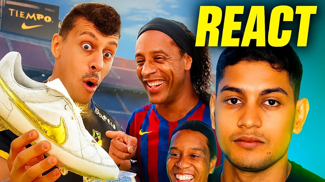 CHUTEIRA RARA DO RONALDINHO DE💲2300 REAIS (Axel Stream REACT)