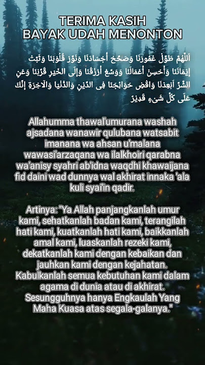 Doa selamat ulang tahun meminta umur panjang !!! jangan lupa amalkan