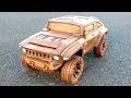 How to make wooden car ( Hummer HX )