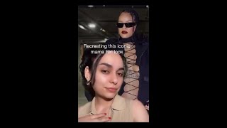 #shorts Recreating Rihanna's ICONIC Look with a Full Face of Fenty Beauty Resimi