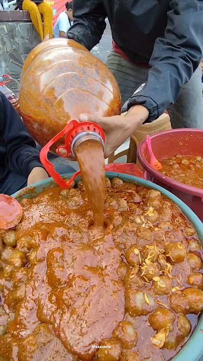 cilok viral bumbu kacang satu galon #cilok #shorts