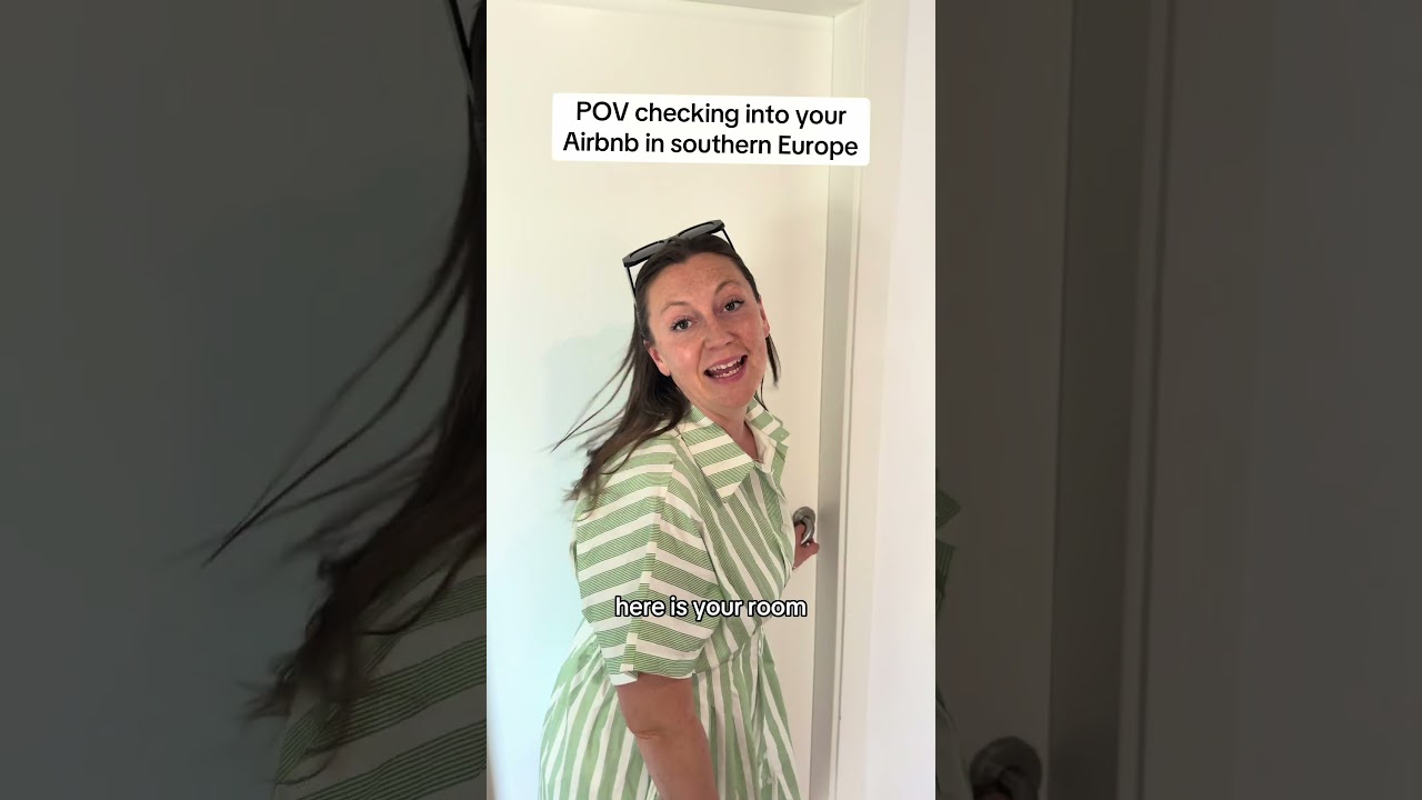 POV checking into your Airbnb in southern Europe #eurotrip #airbnb #travel #cultureshock #europe