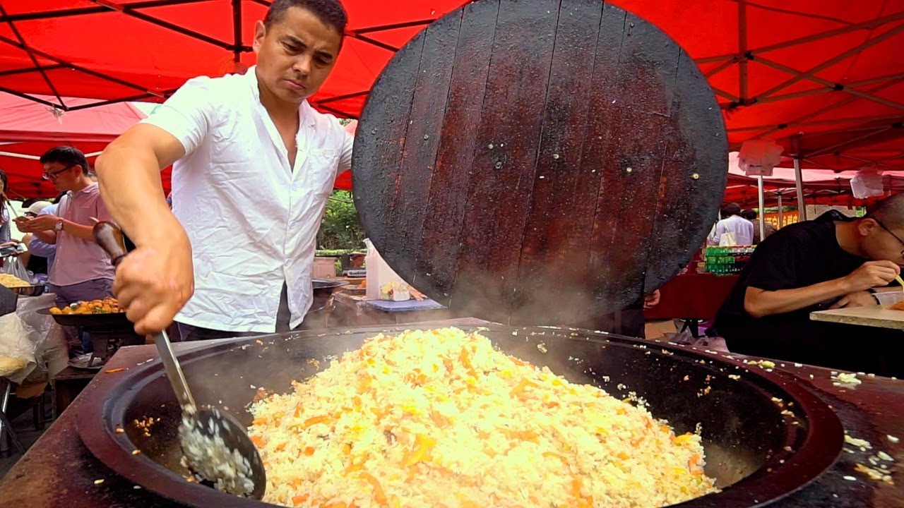 Muslim Chinese Street Food in Shanghai!! HALAL XINJIANG Market Street Food in CHINA! | Luke Martin