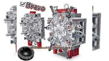 @idaemonplasmo  Injection plastic fan wheel mold-home application  #injectionmold