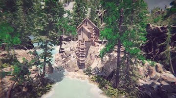 unity HDRP AAA photo realistic  environment design in progress V3 crystal sugar mill