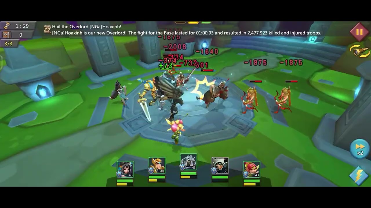 Lords Mobile Hero stages 4-2 