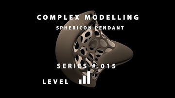 Complex Modelling Series # 015 Sphericon Pendant Maya 2018