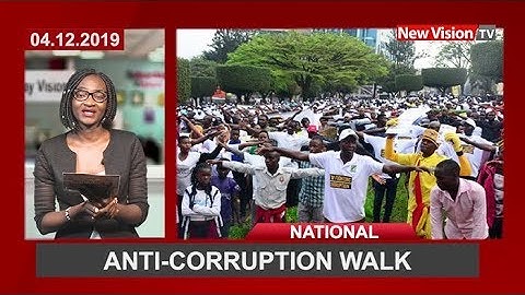 President Museveni leads the Anti-Corruption Walk