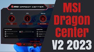 How To Download Msi Dragon Center V2 2023 Install Msi Dragon Center V2 On Windows 11 