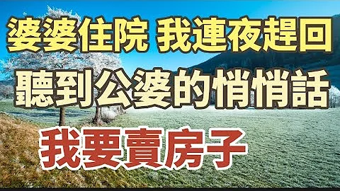婆婆住院 我连夜赶回 听到公婆的悄悄话 我决定买房#中老年心语 #养老 #幸福人生 #为人处世 #情感故事 - 天天要闻