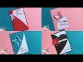 4 How to make easy birthday card | membuat kartu ucapan ulang tahun yang simple