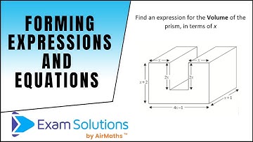 How to form expressions and equations from information | ExamSolutions