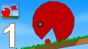 Red Ball - Gameplay Walkthrough Part 1 - World 1: Levels 1-17 (Android)