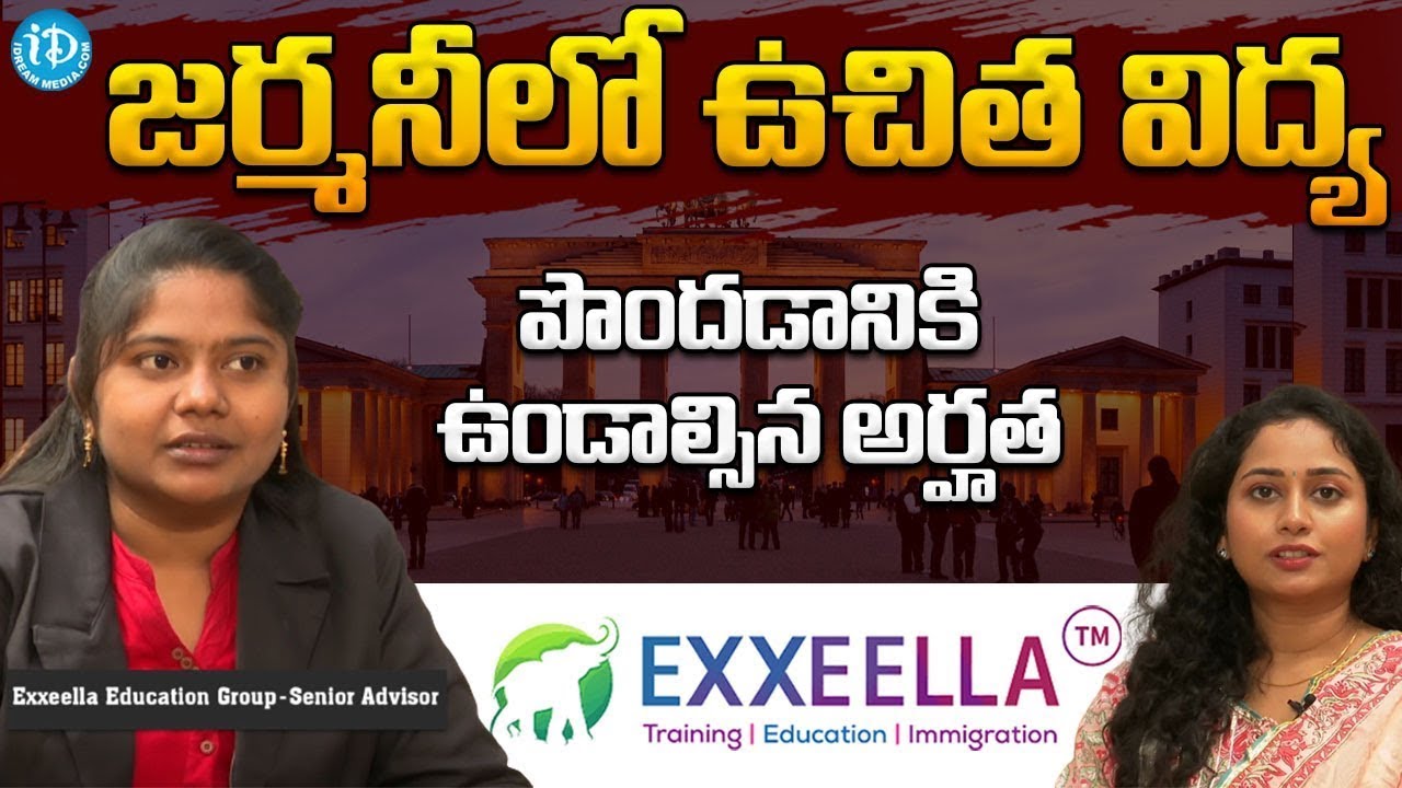 Study In Germany with high scholarships without German Language// Exxeella Education Group