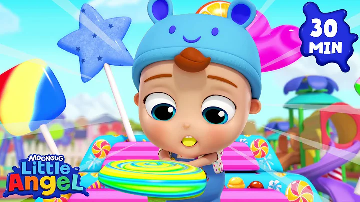 The Best Little Angel Lollipop Color Episodes EVER! 🍭| Little Angel Color Songs & Nursery Rhymes