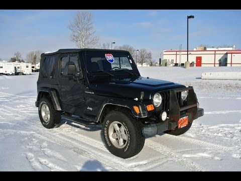 2001 Jeep Wrangler SE Black For Sale Dealer Dayton Troy Piqua Sidney Ohio |  26802AT - YouTube