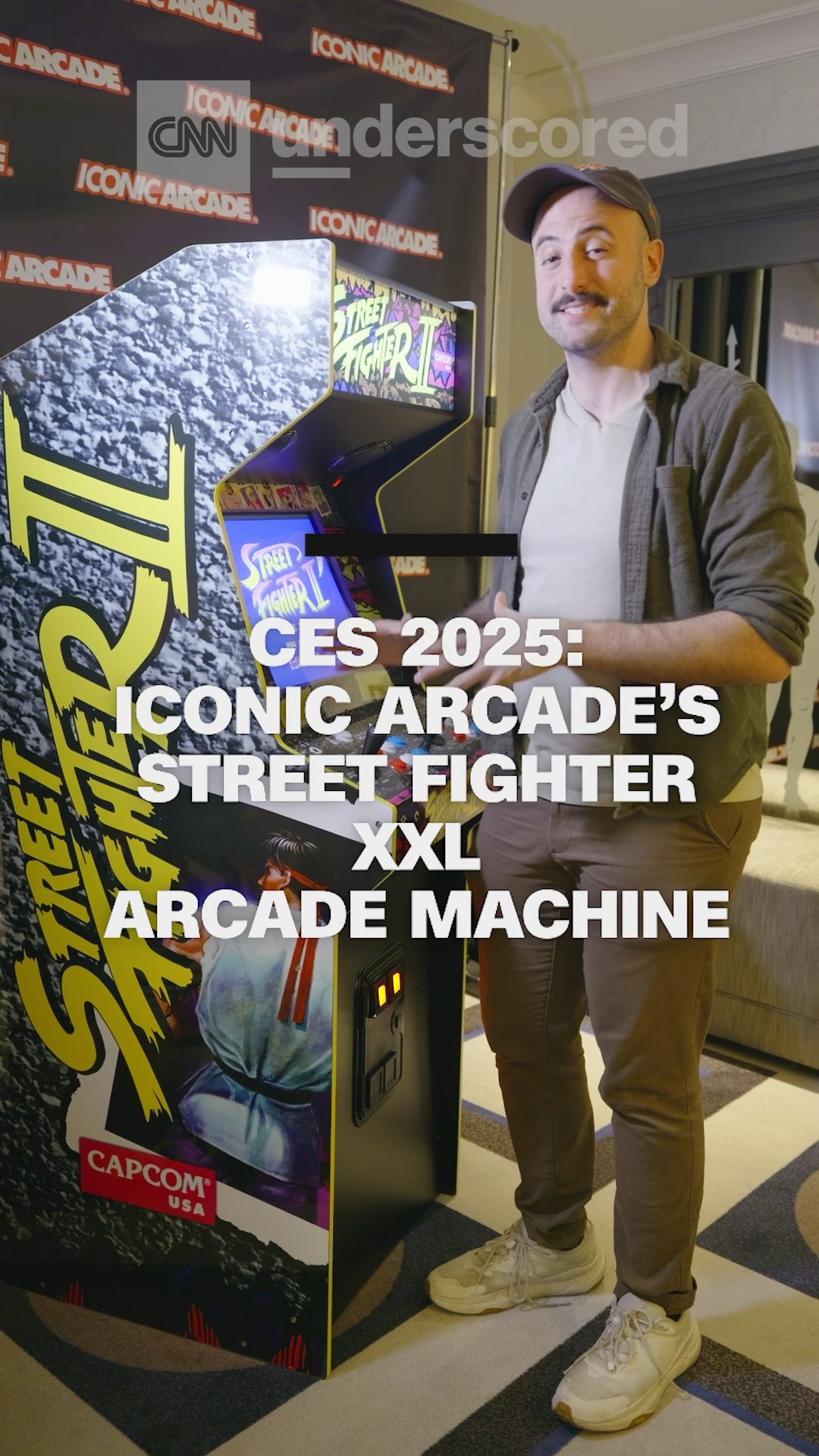 CES 2025: Iconic Arcade's Street Fighter XXL cabinet